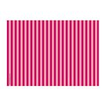 Individuales rayados fucsia y rosa 8u