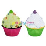 Memo cupcakes con adhesivo