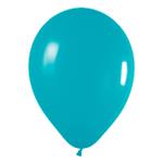 Globos lisos aguamarina 10u