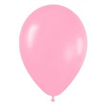 Globos lisos rosa 10u