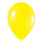 Globos lisos amarillos 10u