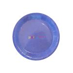 Plato redondo chico liso violeta 8u