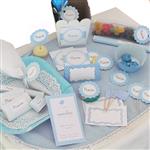Candy Bar pintitas celeste Pers