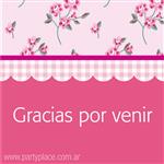 Tarjetitas Tea Party 20u