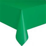 Mantel rectangular liso verde
