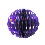 Esfera panal labiado lunares 15cm violeta