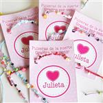 Pulseras de la suerte personalizadas