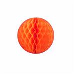 Esfera panal chico 18cm naranja