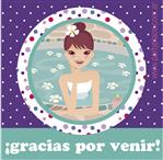 Tarjetitas Spa Party 20u