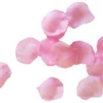 Pétalos de rosas (rosa) de tela
