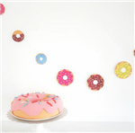 Banderín troquelado Donuts