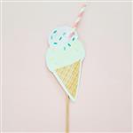 Pinche para torta Helado pastel con sorbete