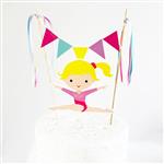 Pinche para torta Set Gimnasia artistica rev.