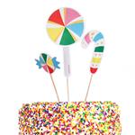 Pinches para torta Set Candys 3u