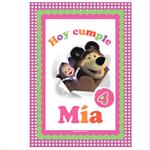 Afiche Pers. Masha y el Oso