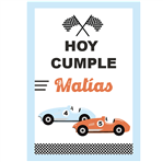Afiche Pers. Autitos Vintage