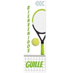 Banner de papel Tenis Pers