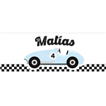 Banner de papel Autitos Vintage Pers.