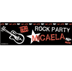 Banner de papel ROCK