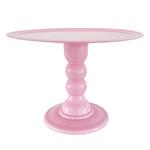 Base plástica torta alta rosa (26 x 31cm)