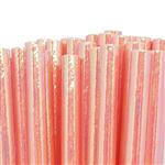 Bombillas iridiscentes Rosa 12u