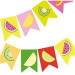 Banderín Frutas