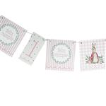 Banderín Peter Rabbit pink