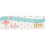 Banner de papel Baby Flamenco Pers.