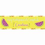 Banner de papel Frutas Pers.