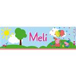 Banner de papel Peppa Pig Pers.