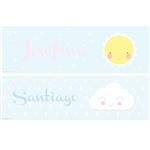 Banner de papel Baby Sky Pers.