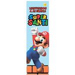 Banner de papel Mario Bross Vertical Pers
