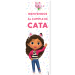 Banner de papel La casa de Gabby Vertical Pers
