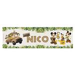 Banner de papel Mickey safari Pers