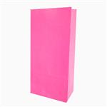 Bolsa con base lisa fucsia 10u