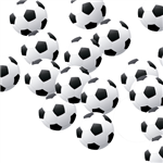 Confetti mini pelotas de futbol 24u