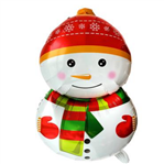 Globo muñeco de nieve 80cm