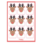 Stickers Plancha troqueladas Reindeer