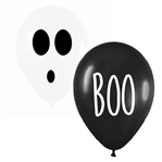 Globos Set Halloween BOO con vinilo 6u