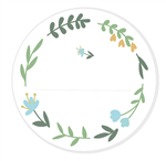 Stickers plancha Sweet Blue para escribir 12s 1u