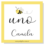 Stickers cuad. Abeja Bee 16u Pers