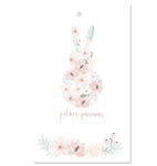 Tarjetas largas con cinta Rabbit Flower 16u