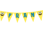 Banderín triangulos Bob esponja Pers.