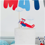 Pinche para torta Set x3 Avioneta