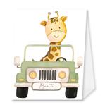 Carpita cartel Baby Safari Auto 2u Pers