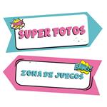Imágenes deco flechas Super Chica 2u Pers