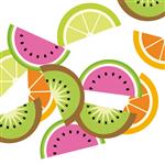 Confetti frutas en mitades 20u
