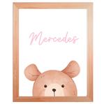 Cuadro de álamo natural Teddy Mod 1 Pers