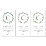 Estampita Aro de flores 12u