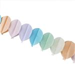 Guirnalda de papel globos pastel 3m